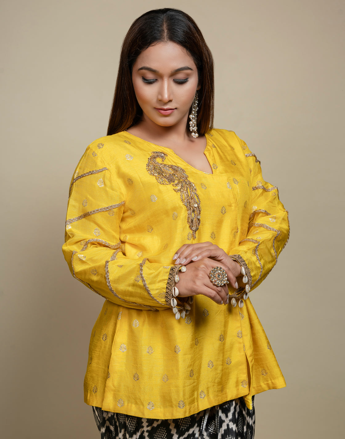 Embroidered Angarakha Set